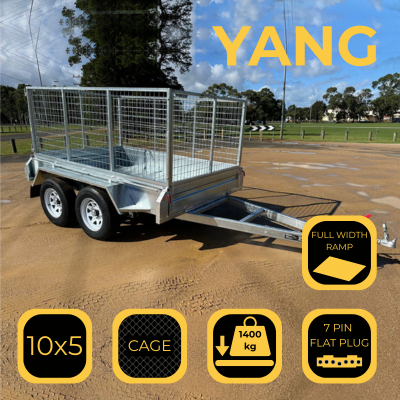 10×5 Tandem Cage&Ramp Trailer “YANG” | Carrum Downs