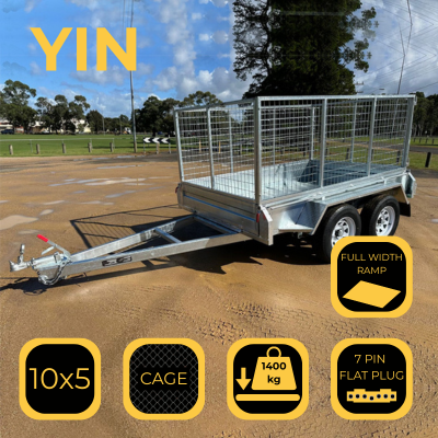 10×5 Tandem Cage&Ramp Trailer “YIN” | Carrum Downs