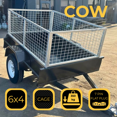 6x4 Cage Trailer "COW" | Moe