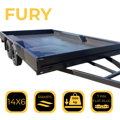 Flat Deck (NO WINCH) Trailer “FURY” | CARRUM DOWNS