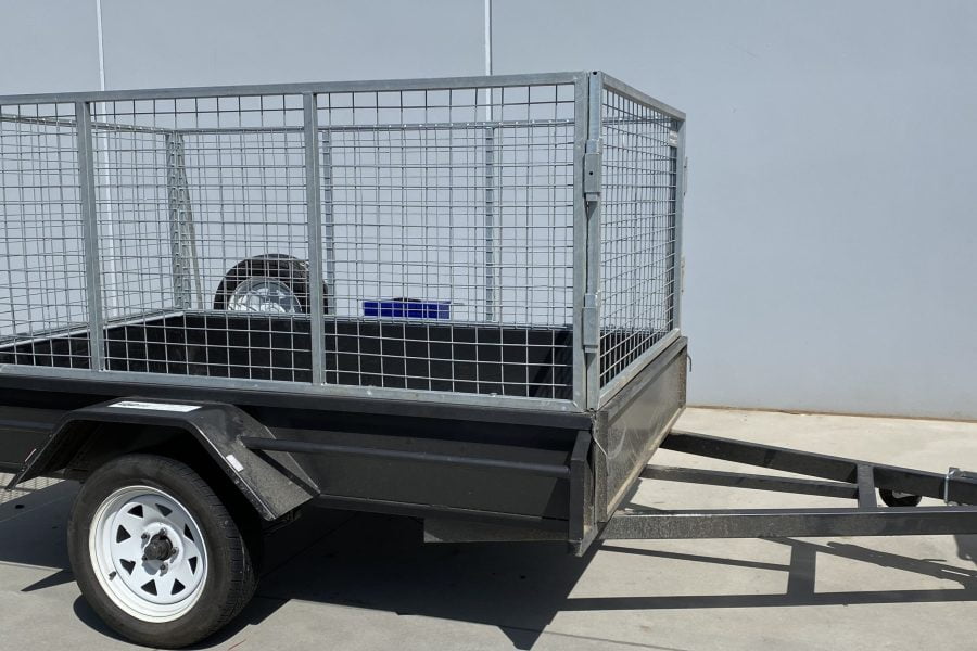 Medium cage trailer hire Moe