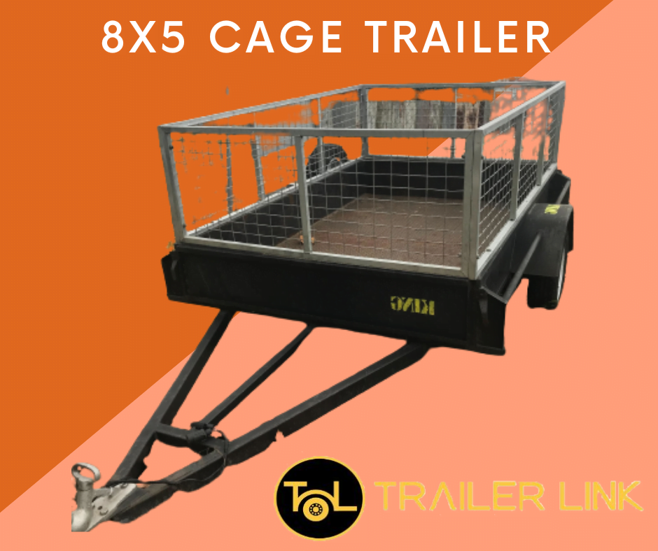 8×5 Cage Trailer for Hire