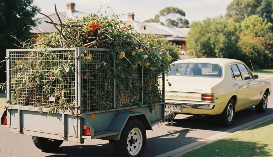 TrailerLink Cage Trailer for safely transporting livestock or cargo