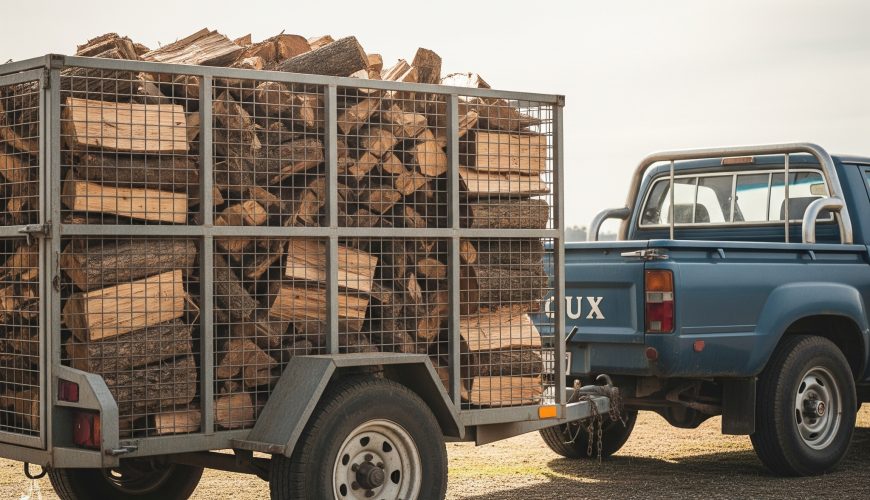 TrailerLink Cage Trailer for transporting livestock or cargo safely