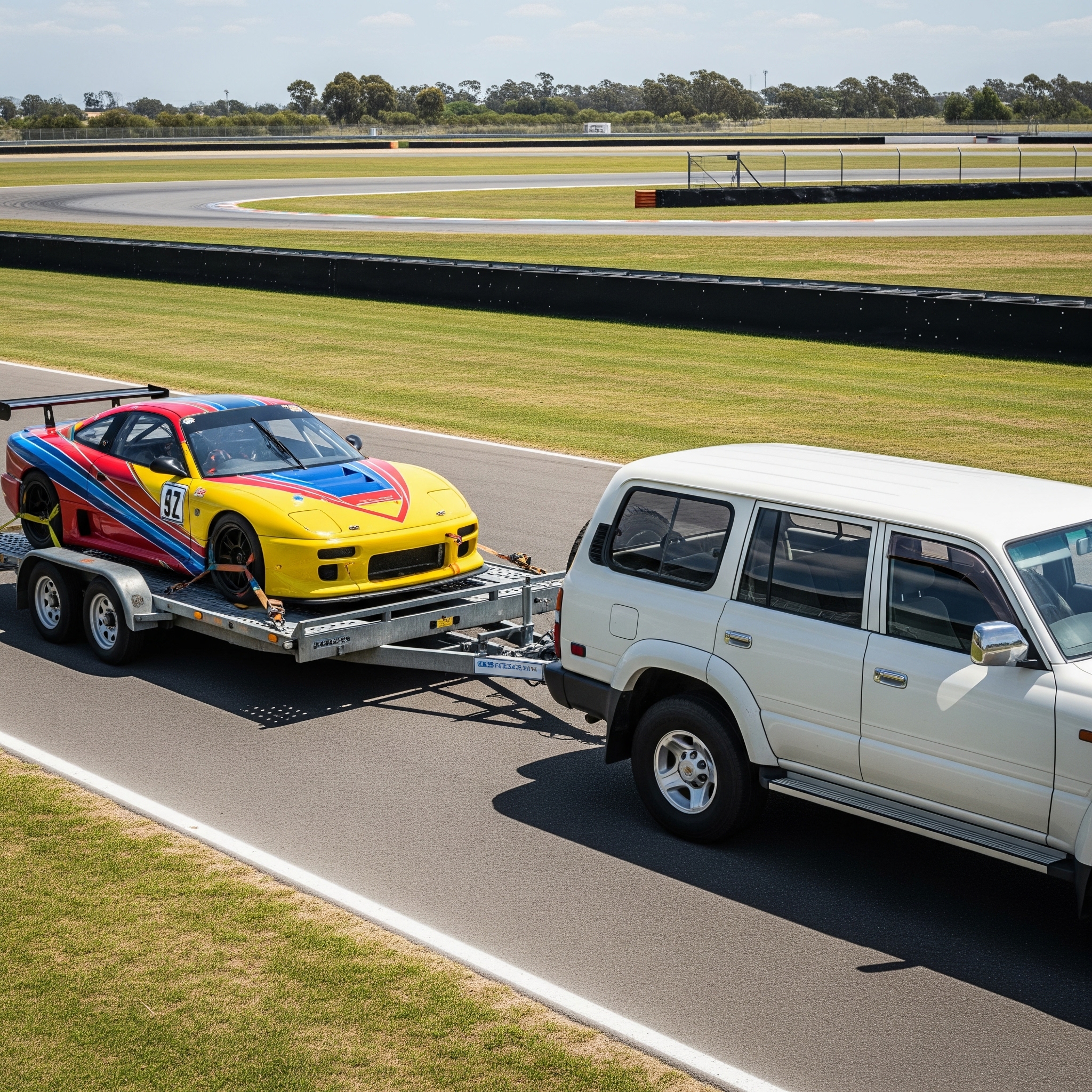 TrailerLink Tandem Trailer with dual axles for heavy load transport