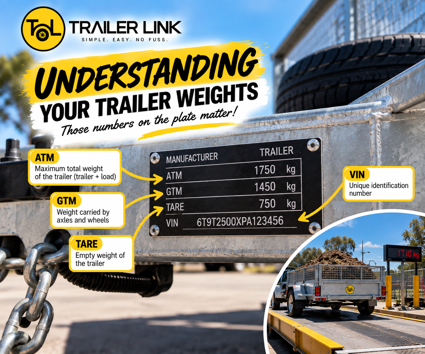 Trailer Weights Explained: ATM, Tare, Ball Weight and Why They Matter